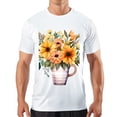 thumbnail image 1 of Men's T Shirt#replace# Women's Shirts Round Neck Patterned Tee Summer New Sports Shirt Vintage Style Gift for Friends S, 1 of 1