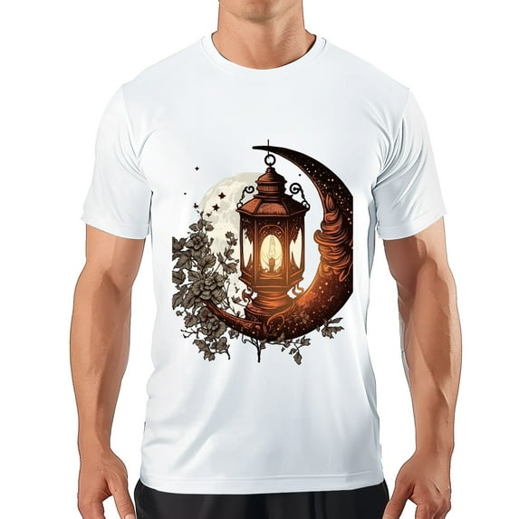 Men's T Shirt#replace# Women's Shirts Round Neck Patterned Tee Summer New Sports Shirt Vintage Style Gift for Friends S