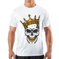 thumbnail image 1 of Men's T Shirt#replace# Women's Shirts Round Neck Patterned Tee Summer New Sports Shirt Vintage Style Gift for Friends XL, 1 of 5