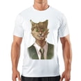 thumbnail image 1 of Men's T Shirt#replace# Women's Shirts Round Neck Patterned Tee Summer New Sports Shirt Vintage Style Gift for Friends XS, 1 of 1