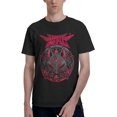 thumbnail image 1 of Men's T-Shirts Basic Short Sleeve Outdoor Gym Workout Crewneck Black Tops, 1 of 6
