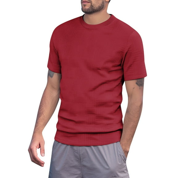 Men's T-Shirts Casual Short Sleeve Lightweight Breathable Comfortable Quality Tee Shirts for Everyday Wear Mens T-Shirts Red Neck Xxxl Dark Blue Thick Cotton T Shirts