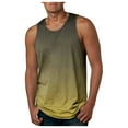 thumbnail image 1 of Men's T-Shirts Graphic Summer Sports Fashion Lapel Gradient Short Sleeved Crew Neck Vest Casual Daily Home Breathable T Shirt, 1 of 4