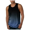 thumbnail image 1 of Men's T-Shirts Graphic Tees Summer Sports Fashion Lapel Gradient Short Sleeved Crew Neck Vest Casual Daily Home Breathable Tshirt, 1 of 3