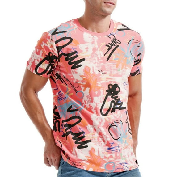 Men's T-Shirts Hipster Short Sleeve Solid Color Crew Neck Cotton Soft Fitted Tees