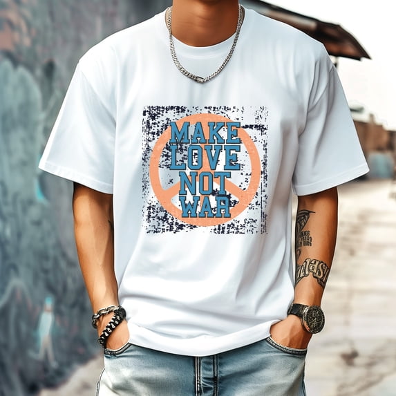 Men's T Shirts Large Tee New trendy Sports Shirt Round Neck Patterned Tee Loose Classic Style 2XL