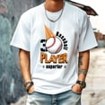 thumbnail image 1 of Men's T Shirts Large Tee New trendy Sports Shirt Round Neck Patterned Tee Loose Classic Style 2XL, 1 of 1