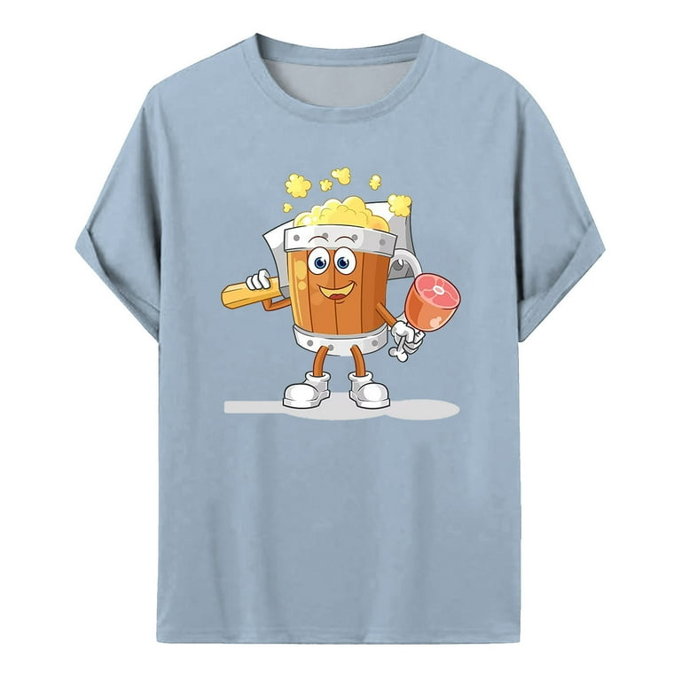 Men&rsquo;s T Shirts Oktoberfest Digital 3D Print Short Sleeve Round 