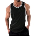 thumbnail image 1 of Men's Tank Top Qiggri Fashionable Men's Round-neck Solid Color Quick Dry Sleeveless Top Running Tank Top Men, 1 of 6