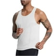 thumbnail image 1 of Men's T-Shirts Qiggri Fashionable Men's Solid Color Mesh Sports Sleeveless Fitness Drying Top Running Tank Top Men, 1 of 5
