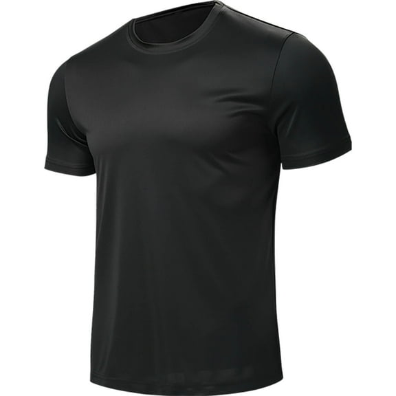 Men's T-Shirts Soft Lightweight Short Sleeve Tee, Crew Neck Moisture Wicking Shirt for Casual Running Workout