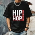 thumbnail image 1 of Men's T Shirts Summer New Trendy Sports Shirt Round Neck Patterned Tee Loose Classic Style S, 1 of 1