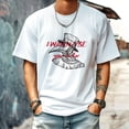 thumbnail image 1 of Men's T Shirts Summer New Trendy Sports Shirt Round Neck Patterned Tee Loose Classic Style S, 1 of 1