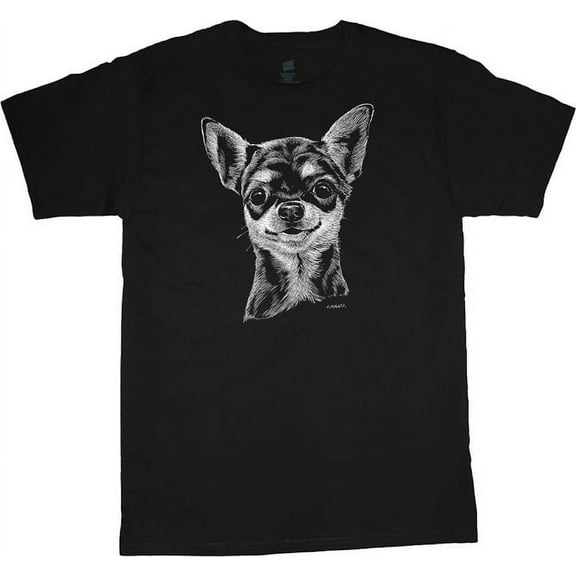 Men's T-shirt Chihuahua Face Dog Breed Gifts