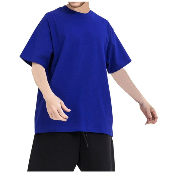 Men's T-shirt Cotton Unisex Loose T-shirt Vintage Summer Casual Loose Basic Tops