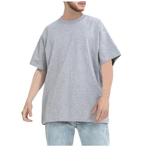 Men's T-shirt Cotton Unisex Loose T-shirt Vintage Summer Casual Loose Basic Tops