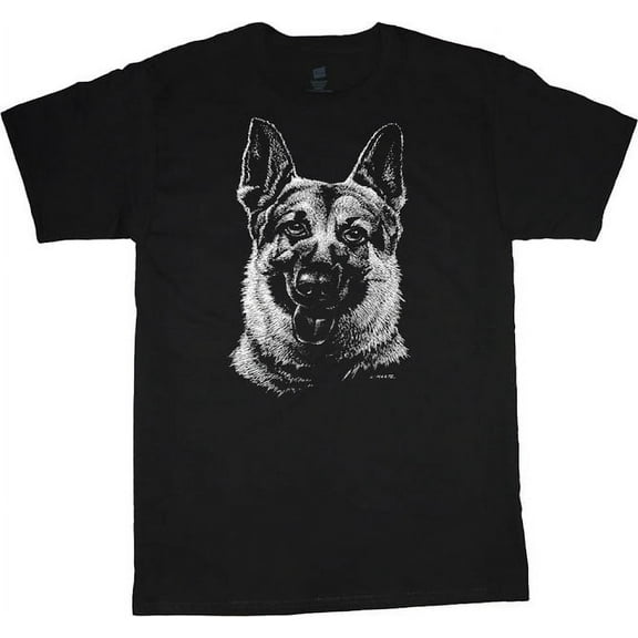 Men's T-shirt German Shepherd Face Dog Breed Gifts