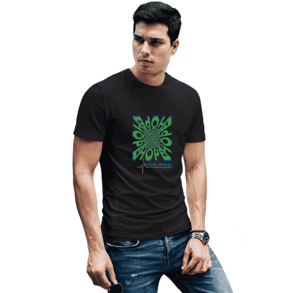 JAVA IMPRESSIONS Turtleneck Short Sleeve Casual T-Shirts (Men's)