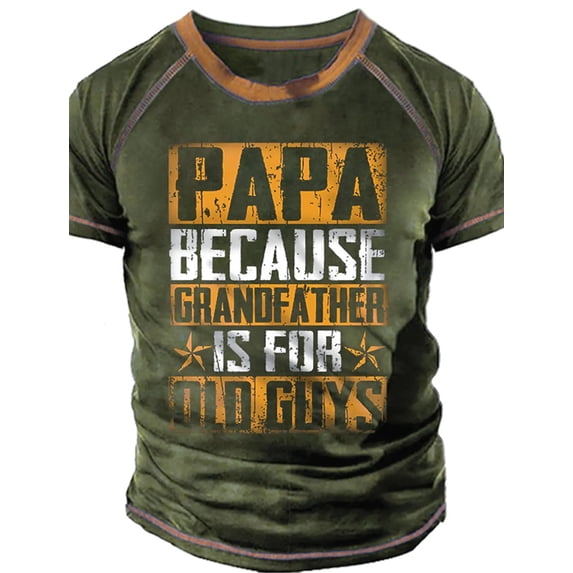 Men's T shirt Street Casual Short Sleeve Print Apparel Basic Fashion Classic Comfortable T-shirt