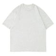 thumbnail image 1 of Men's T-shirt Thick Cotton Loose Short Sleeve Casual Street Style Loose Top Shirt, 1 of 4