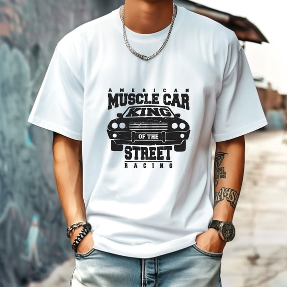 Men's T shirt Trendy Fashion Shirt Patterned Shirt Classic Style Suitable for Big and Tall men Tee 4XL