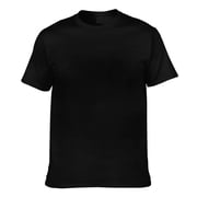Mens T-shirt is 100% Cotton Black