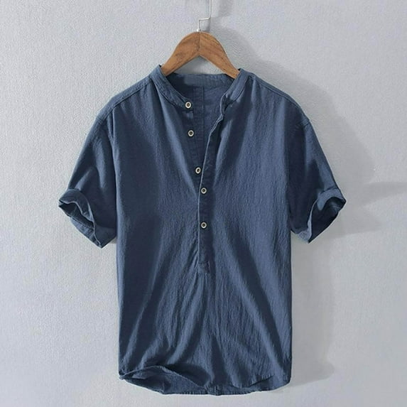 Men's T-shirts, Xunlbb Men's Summer Casual Solid Color Fitting Short Sleeved Round Neck Shirts