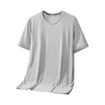 thumbnail image 1 of Men's T-shirts Sports Shirt Short Sleeve Fast Silk Sports Gym Activity Wicking Sweat Oversized T Shirts for Men Plus Size Tops, 1 of 7