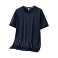 thumbnail image 1 of Men's T-shirts Sports Shirt Short Sleeve Fast Silk Sports Gym Activity Wicking Sweat Oversized T Shirts for Men Plus Size Tops, 1 of 8