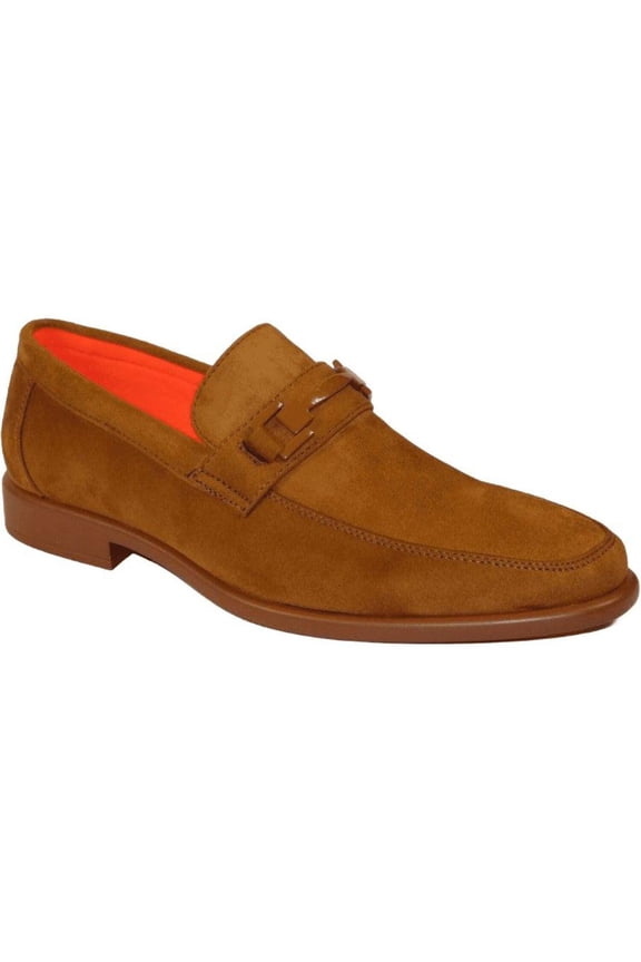Men's TAYNO Shoes Soft Micro Suede Slip-on Loafer THE CAPRIO S Camel