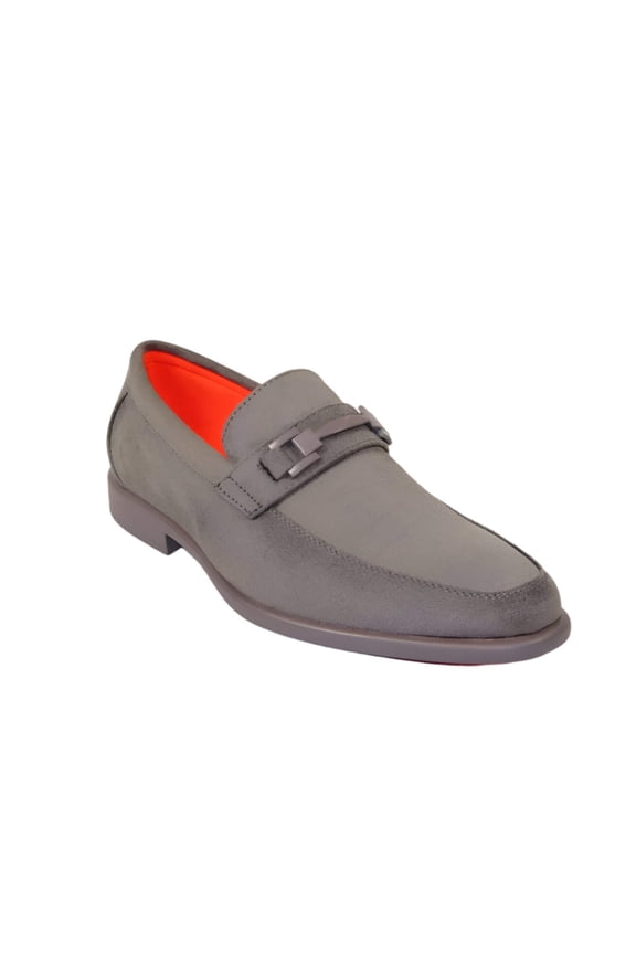 Men's TAYNO Shoes Soft Micro Suede Slip-on Loafer THE CAPRIO S Gray