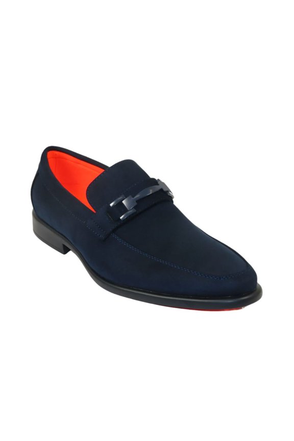Men's TAYNO Shoes Soft Micro Suede Slip-on Loafer THE CAPRIO S Navy