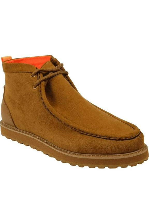 Men's TAYNO Wallabee Style Chukka Boots Soft Micro Suede MOJAVE S Camel