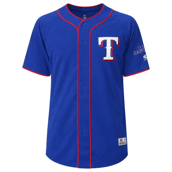 MLB Texas Rangers Men's Primary Color Full Button Jersey