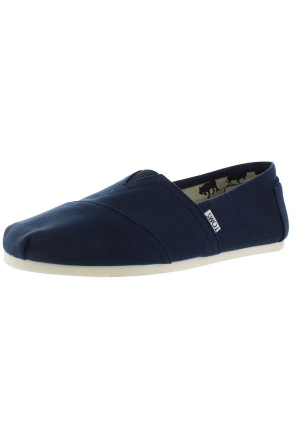 Men's TOMS Classic Alpargata Slip-On Shoe Navy Canvas 14 M