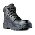 thumbnail image 1 of Men's Tactical Boots Dura Max Mid Zipper 6" - Oil & Slip Resistant Black Leather Boots, S8, 1 of 5