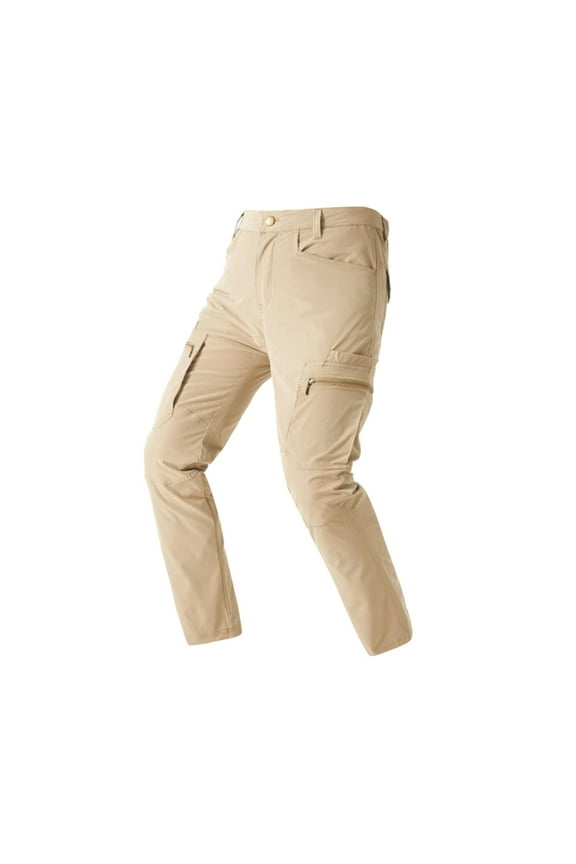 Men's Tactical Cargo Pants Rip-Stop Waterproof Military Pants Multi Pockets Hiking Pants Outdoor Techwear Trousers