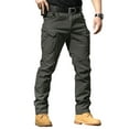 thumbnail image 1 of Men's Tactical Cargo Pants Water Resistant Lightweight Work & Hiking Pants with Multi Pockets Belt Not Included Gray L, 1 of 7