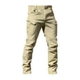 thumbnail image 1 of Men's Tactical Cargo Pants, Water-Resistant Ripstop Work Trousers with Multi-Pockets, Durable Outdoor Hiking Pants, 1 of 4