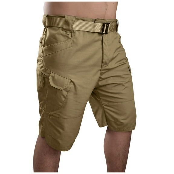 Men's Tactical Cargo Shorts, Lightweight Breathable Outdoor Work Shorts with Multi Pockets, Durable Quick Dry Hiking Shorts for Summer