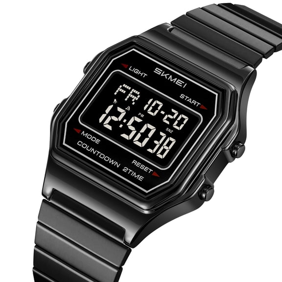 Men's Tactical Digital Watch Waterproof, Bright Luminous Display Multi Function Stopwatch Alarm Durable Outdoor Sports Timepiece, For Hiking Camping Running Swimming Hunting Adventure Exploration