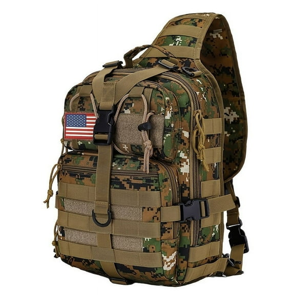 Men's Tactical Fishing And Hunting Backpack, With Pole Frame, Lightweight Outdoor Equipment Bag, Multiple Tool And Accessory Compartments, Suitable For Fishing, Hiking And Hunting.