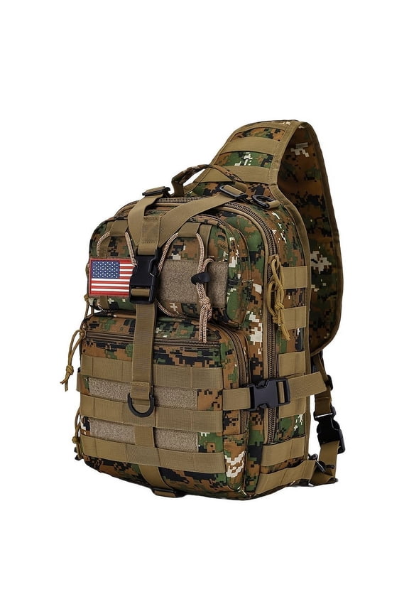 Men's Tactical Fishing And Hunting Backpack, With Pole Frame, Lightweight Outdoor Equipment Bag, Multiple Tool And Accessory Compartments, Suitable For Fishing, Hiking And Hunting.