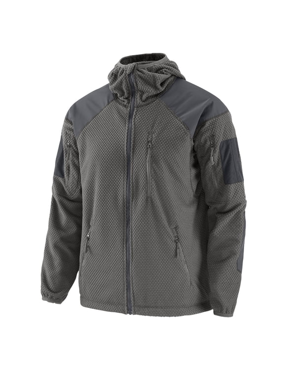 Men's Tactical Fleece SoftShell Jacket Waterproof Winter Coat Zip Up Hoodies bearskin hoodie For Men with Multi-pockets