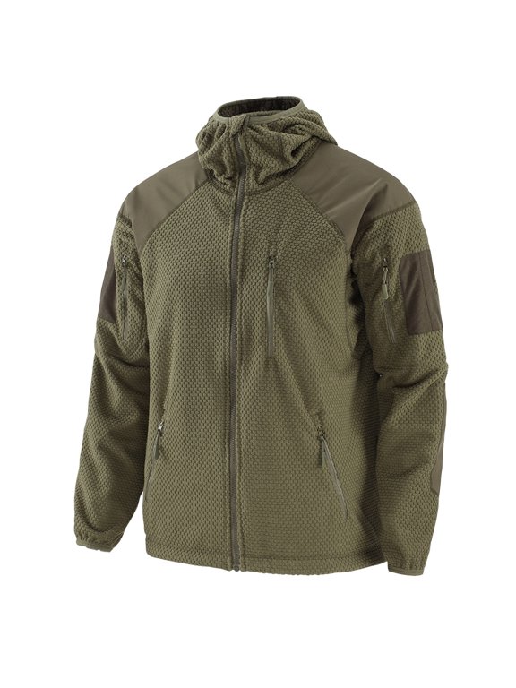 Men's Tactical Fleece SoftShell Jacket Waterproof Winter Coat Zip Up Hoodies bearskin hoodie For Men with Multi-pockets