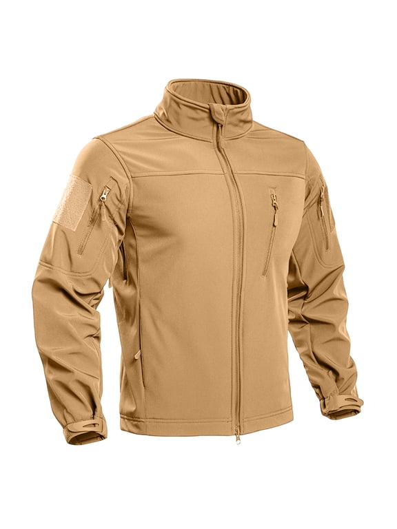 Men's Tactical Fleece SoftShell Jacket Waterproof Winter Coat Zip Up Hoodies bearskin hoodie For Men with Multi-pockets