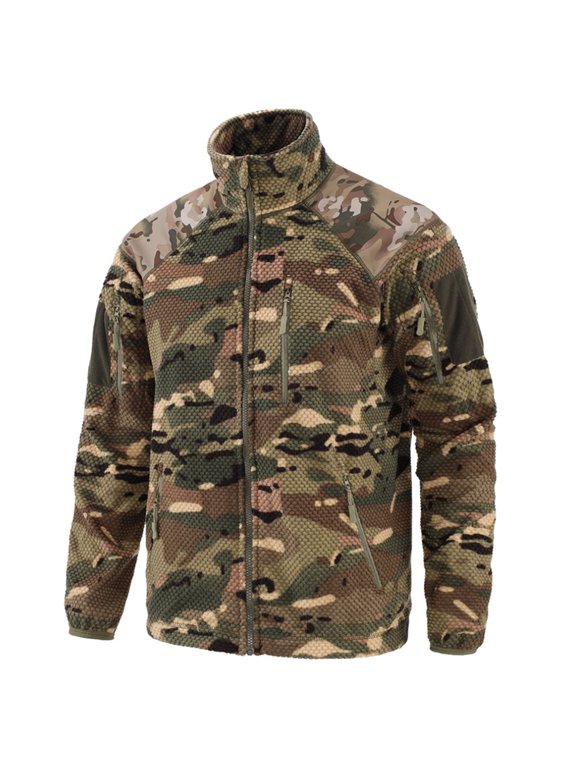 Men's Tactical Fleece SoftShell Jacket Waterproof Winter Coat Zip Up Hoodies bearskin hoodie For Men with Multi-pockets