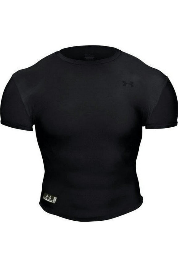 Men's Tactical HeatGear Compression, Black/Clear, Medium