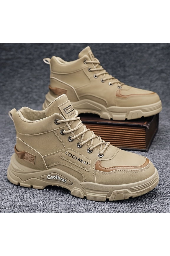 Men's Sports Casual Boots for Hiking Outdoor Training Fitness Versatile Ankle Boots Off-Road Tactical