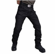 Men's Tactical Hiking Outdoor Trousers Big and Tall Military Marine Corps Combat Cargo Pants Army Training Pants